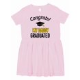 thumbnail image 1 of Inktastic Congrats My Daddy Graduated with Cap Girls Toddler Dress, 1 of 5
