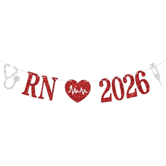 Congrats RN Banner, Future Nurse/LPN Bunting, Congrats Nurse/Doctor, Nursing School Survivor Graduation Party Decorations