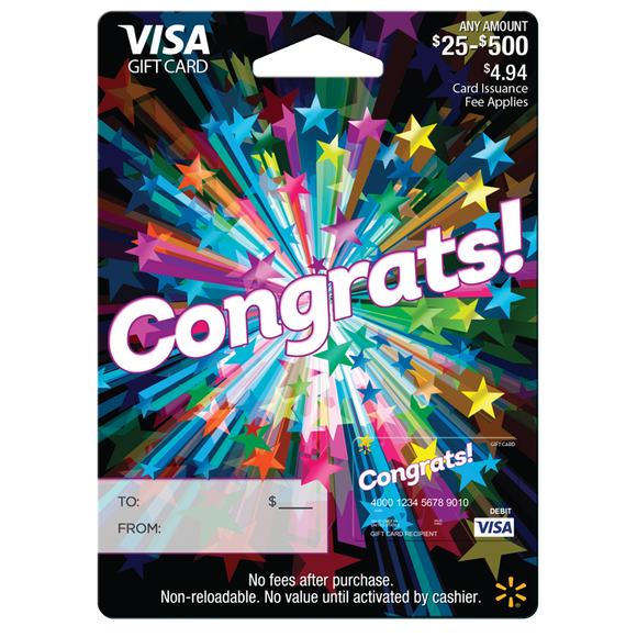 Visa Prepaid Gift Cards in Shop Gift Cards by Brand - Walmart.com