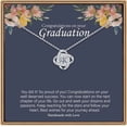 thumbnail image 1 of Congratualations To My Graduate Daughter on Graduation Day, Class of 2025 Graduation Gifts for Daughter from Dad with Message Card and Gift Box, Graduation Day Necklace, 1 of 5