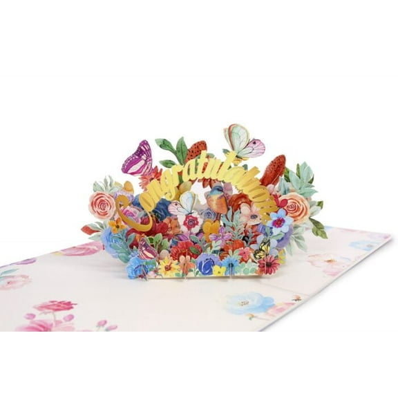 congratulation Pop-Up Card – 3D Handmade Greeting Card (6x8 inches) With Love From Vietnam