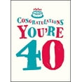 thumbnail image 1 of Congratulation You're. . .: Congratulations You're 40 (Hardcover), 1 of 1