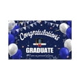 thumbnail image 1 of Congratulations Backdrop, Congrats Grad Party Decorations Prom Party Hanging Sign Graduation Ceremony Photography Backdrop for 2026 High School/College 180X110CM, 1 of 7