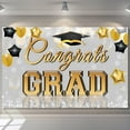 thumbnail image 1 of Congratulations Banner Graduation Decoration Class of 2025 Congrats Grad Banner Backdrop graduation Party Favor Supplies White1, 1 of 8