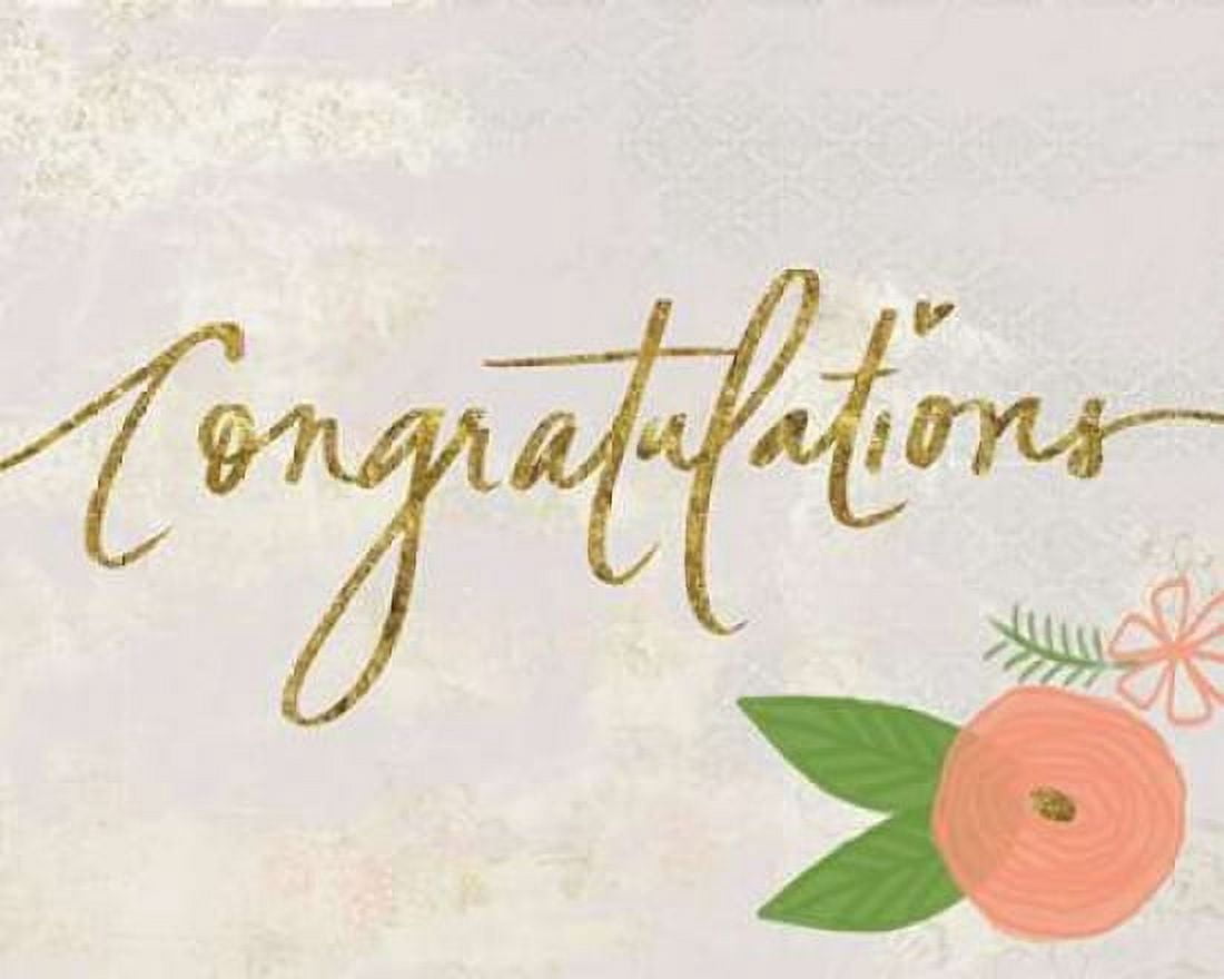Congratulations Canvas Art - Katie Doucette (24 x 30)