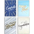 thumbnail image 1 of Congratulations Cards Assortment, Bravo (Boxed Set of 12 Cards with Envelopes) for Graduation, Promotion, Wedding, All Occasion, 1 of 3