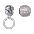 thumbnail image 1 of Congratulations Eternity Ring Joy to the World Charm Beads (Set of 2), 1 of 1