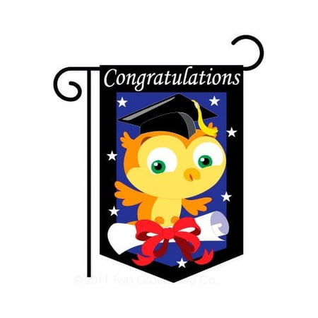 Congratulations Garden Flag 13.5" X 18"