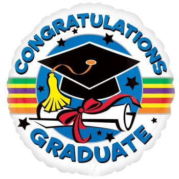 Congratulations Graduate 17-inch Foil Balloon