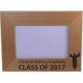 thumbnail image 1 of Congratulations Graduate Class Of 2017 - Wood Picture Frame Holds 4x6 Inch Photo - Great Gift for recent college or high school graduates, 1 of 3