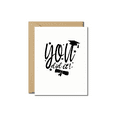 thumbnail image 1 of Congratulations Graduation Greeting Card - You Did It! - Blank Inside with Envelope - Perfect for Graduates, 1 of 3