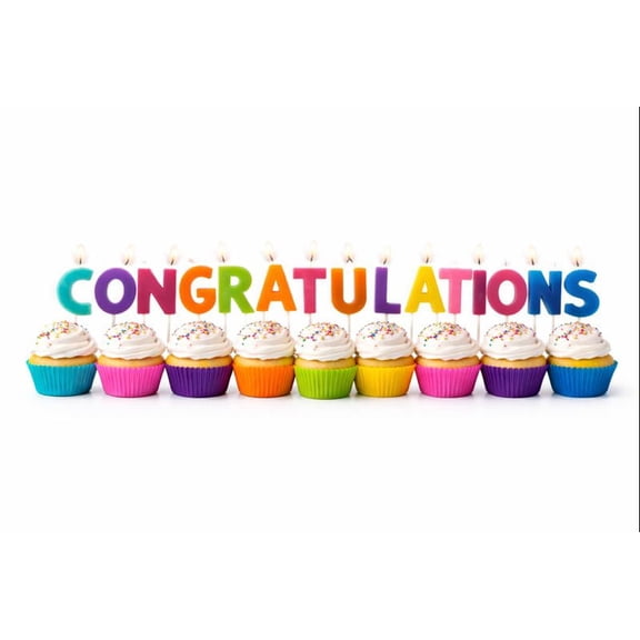 Congratulations Letter Specialty Candles Set, Colorful Alphabet Cake Candles, Celebration Message Cake Decoration for Birthdays Graduations and Special Events