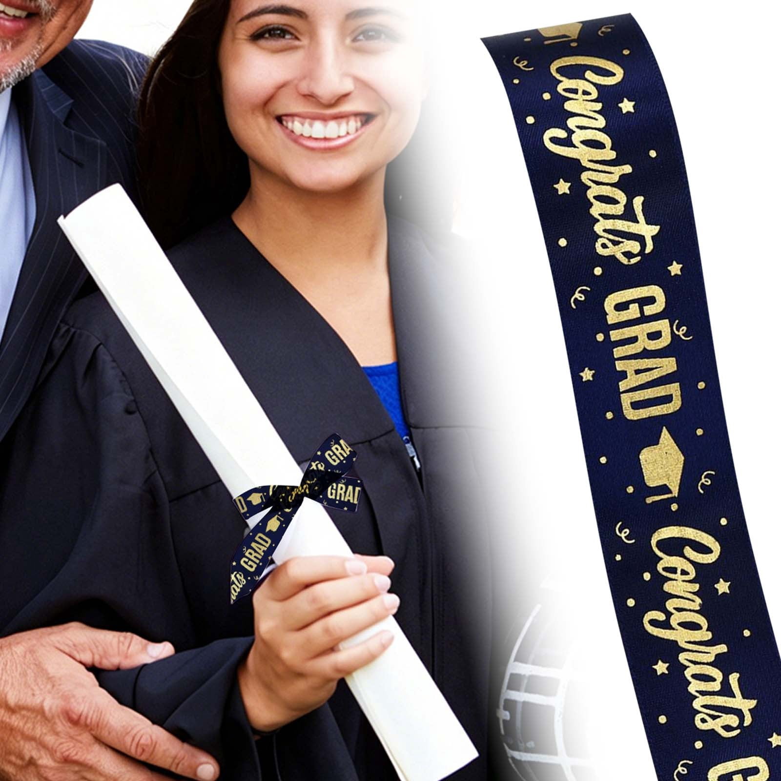 Recorder Ribbons Class Congratulations Ribbon, Grad Ribbon for Flower Bouquet, Class of 2026 ...