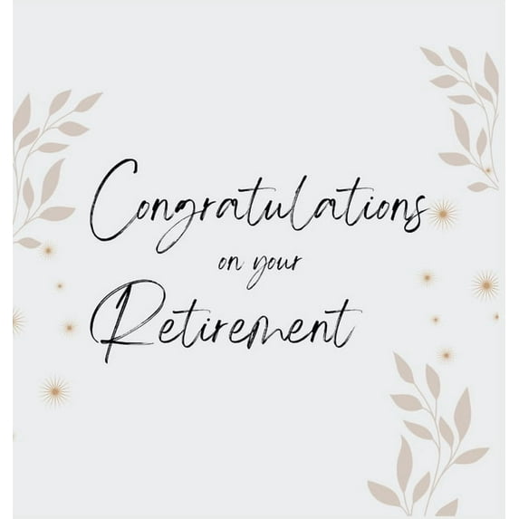 Congratulations on Your Retirement, (Hardcover)