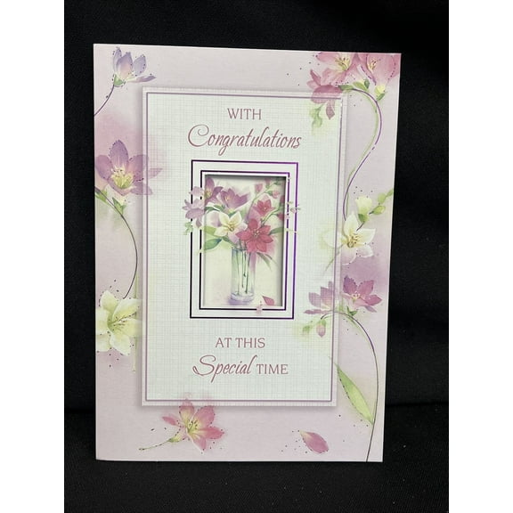 Congratulations on this Special Time Greeting Card w/Envelope