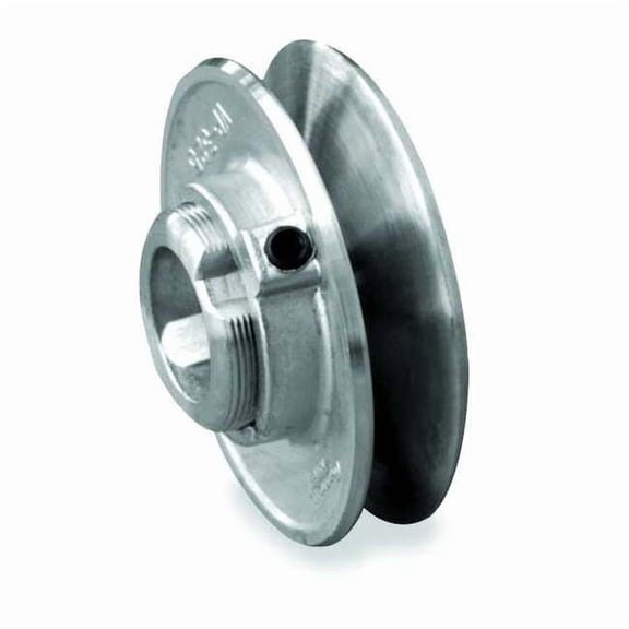 5/8 in Fixed Bore 1 Groove Variable Pitch V-Belt Pulley 3.5 in OD VP350X062KW