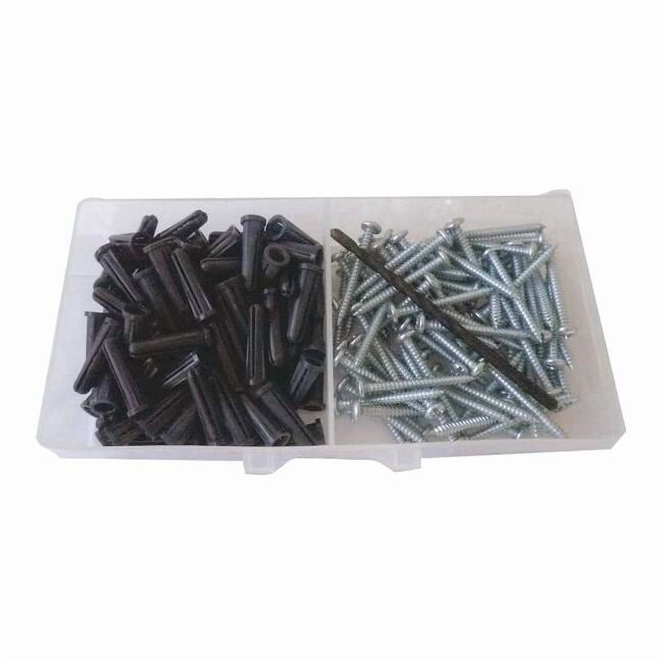 Conical Anchor Kit, 1" L, Plastic, 100 PK U63157.010.0001