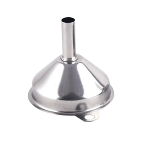 Conical Stainless Steel Funnel with Hole Efficient Wide Mouth Liquids Transfer Accessories Kitchen Gadget