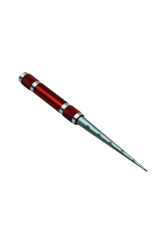 Conical Taper Gauge Taper Welding Feeler Gauge Gage Welding Taper Gage Feeler Depth Ruler for Hole Inspection Measur