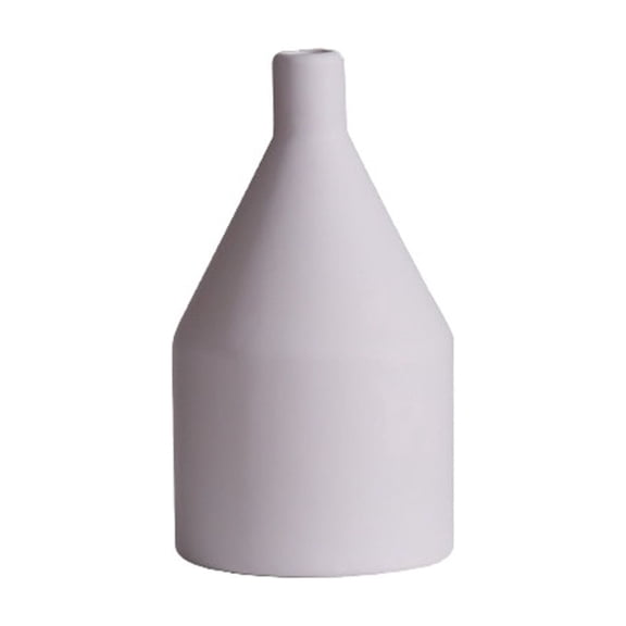 Conical Tapered Mini Flower Vessel, Modern Desktop Decor Container for Dried Pampas & Artificial Bloom Branches