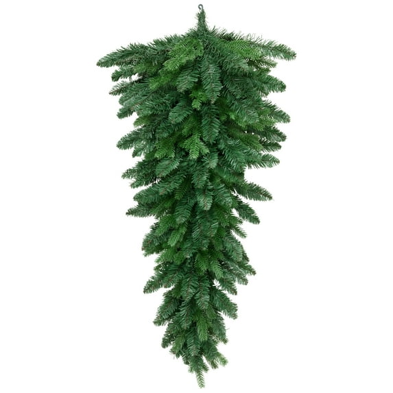 Northlight Coniferous Pine Christmas Teardrop Swag - 48" - Unlit