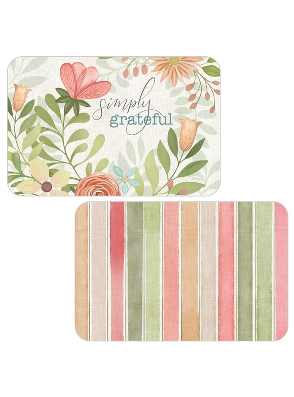 Conimar Simply Grateful Reversible Flexible Plastic Placemat