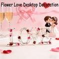 thumbnail image 1 of Conjoined Letter Lights Party Decorations, Romantic LOVE Marquee Letter Sign for Valentine's Day and Anniversary Decor, Decorative Tabletop or Wall Accent for Home Parties Weddings and, HAODEJW, 1 of 8
