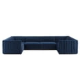 thumbnail image 1 of Conjure Channel Tufted Performance Velvet 6-Piece Sectional-EEI-5773-BLK-COG, 1 of 6