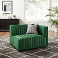 thumbnail image 1 of Conjure Channel Tufted Performance Velvet Right-Arm Chair-EEI-5492, 1 of 4