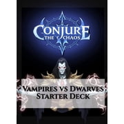 Conjure the Chaos   Dwarves vs. Vampires | 2-Player Fantasy Card Game Starter Set with Chaos Deck | Ages 13+ | 15 30 Minute Battles