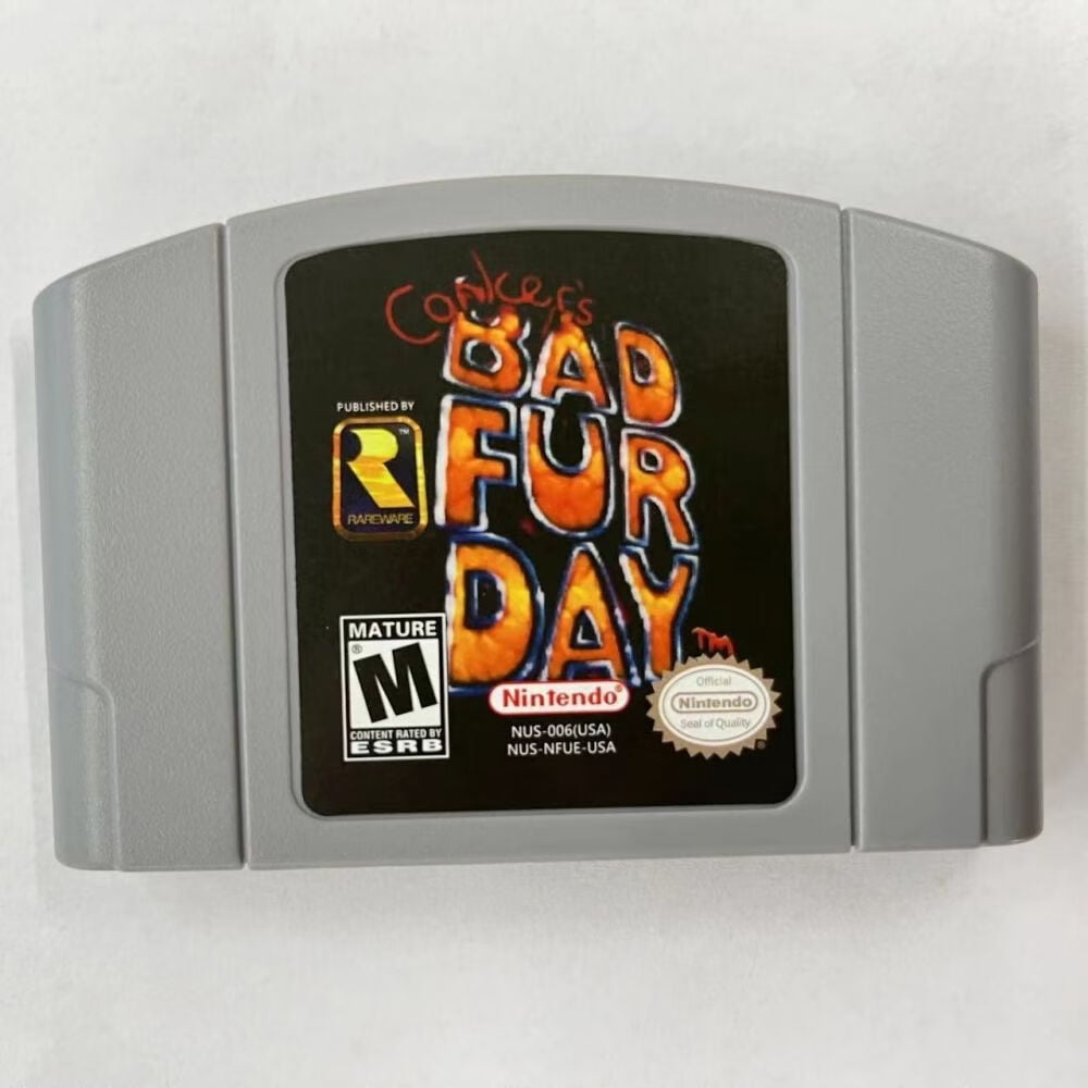 Conker's Bad Fur Day N64 Game Cartridges for N64