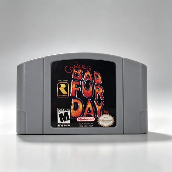 Conkers Bad Fur Day N64 Game Cartridge US Version