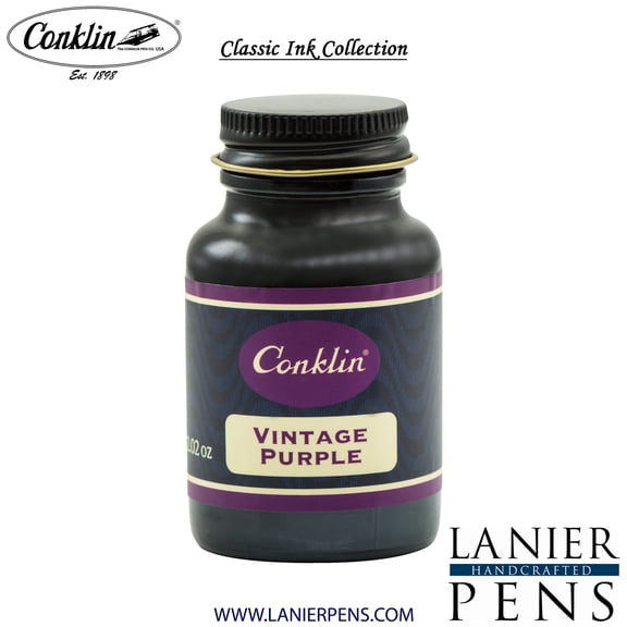 Conklin 60ml Ink Bottle - Vintage Purple