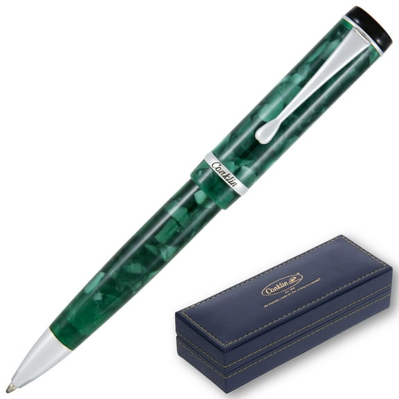 Conklin Duragraph Ballpoint Pen - Forest Green, With Medium Tip (CK71335)