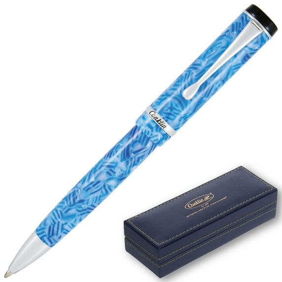 Conklin Duragraph Ballpoint Pen - Ice Blue, With Medium Tip (CK71355)