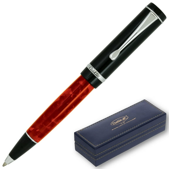 Conklin Duragraph Ballpoint Pen - Red Nights, With Medium Tip (CK71385)