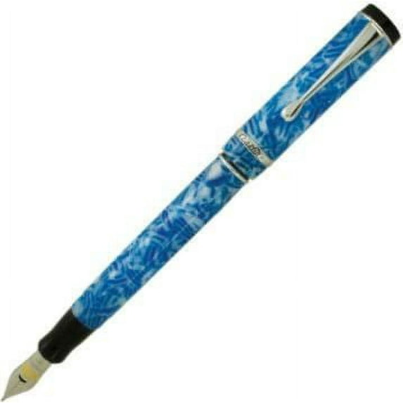 Conklin Duragraph Fountain Pen - Extra Fine Nib Fountain Pen, Ice Blue (CK71350: CK7157)