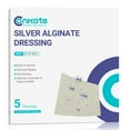 Conkote Silver Alginate Wound Dressing Pads 4â€ x 4â€, 5 Pack, Non