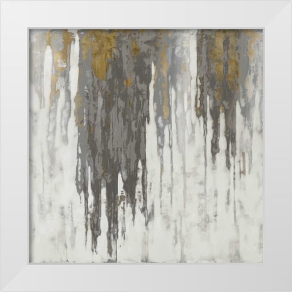 Conley, Tom 12x12 White Modern Wood Framed Museum Art Print Titled - Neutral Space IV