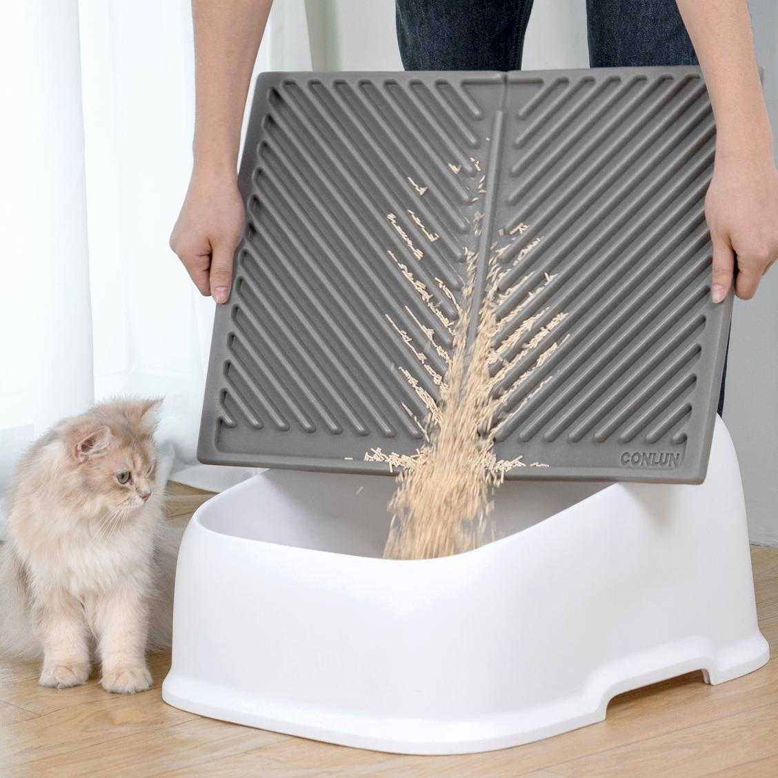 Amazon Cat Mat Litter Catcher Non-Slip Waterproof EVA Sand Catcher