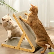 Conlun Cat Scratcher,A-Shape Cat Scratching Board for Various Cat Scratch Positions,Reversible Cardboard Cat Scratch Pad,Durable Cat Scratchers for Indoor Cats to Protect Furniture,Easy to Install