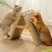 Conlun Cat Scratcher,A-Shape Cat Scratching Board for Various Cat Scratch Positions,Reversible Cardboard Cat Scratch Pad,Durable Cat Scratchers for Indoor Cats to Protect Furniture,Easy to Install