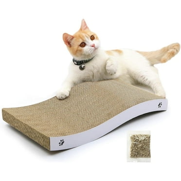 Conlun Cat Scratcher Cardboard with Premium Scratch Textures Design, Durable, Reversible