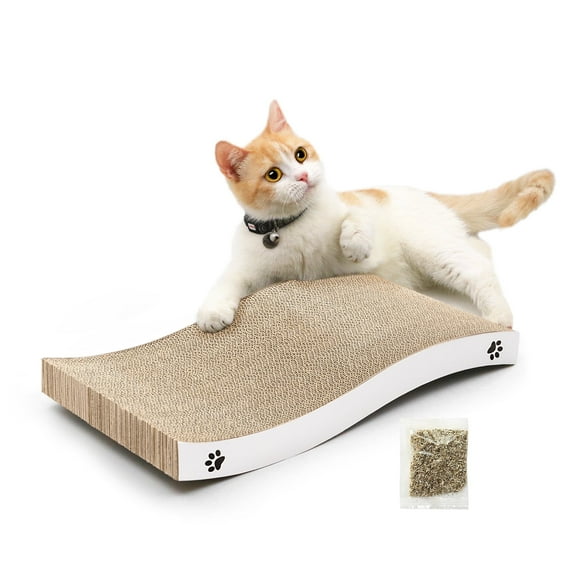 Conlun Cat Scratcher Cardboard with Premium Scratch Textures Design, Durable, Reversible