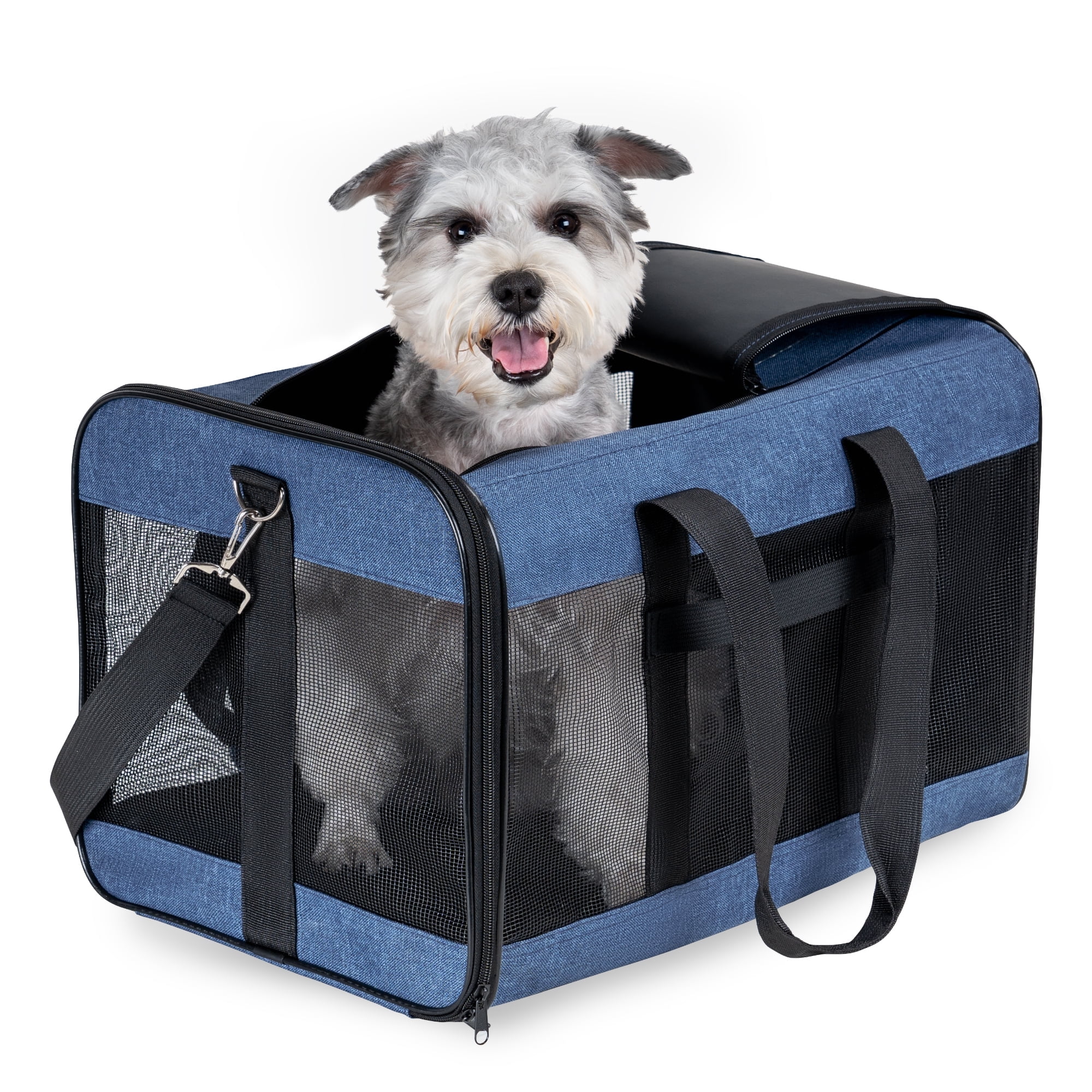Conlun Foldable Pet Carrier SoftSided, Safety for