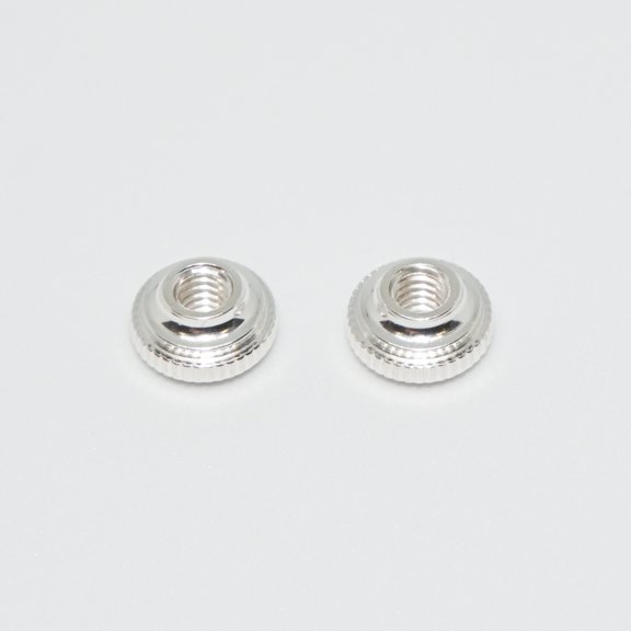 Conn Connstellation Trumpet First Third Slide Trigger Stop Rod Nut Set of 2 - Silver Plated