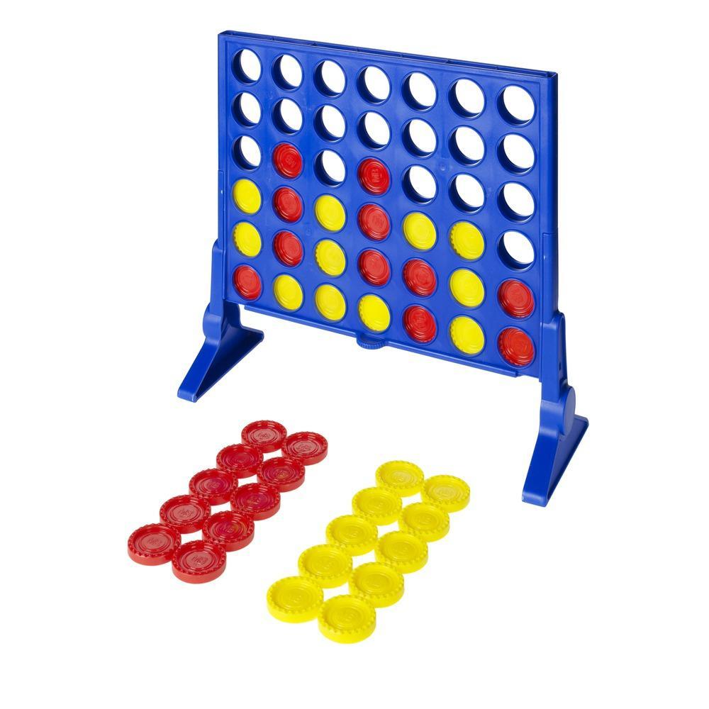 Connect 4 Classic Grid Strategy 4 in a Row Board Game for Kids and Family Ages 6 and Up, 2 Players - image 1 of 5