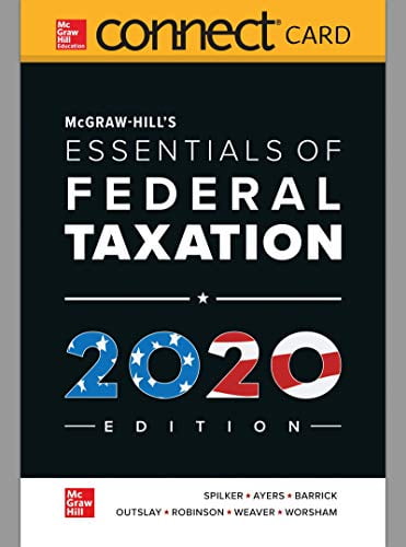 Connect Access Card for McGraw-Hill's Taxation of Individuals and Business Entities 2020 Edition, 9781260432848, 126043284X, Paperback, 11 edition