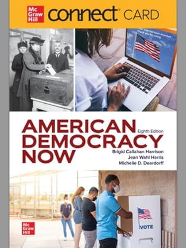 Connect Access Code Card for American Democracy Now, 8th edition ...