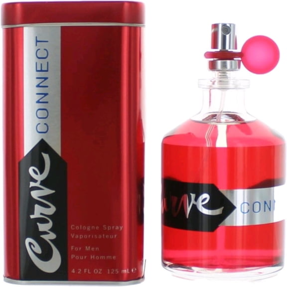 Connect By Curve Cologne Spray for Men 4.2 oz (Pack of 3)